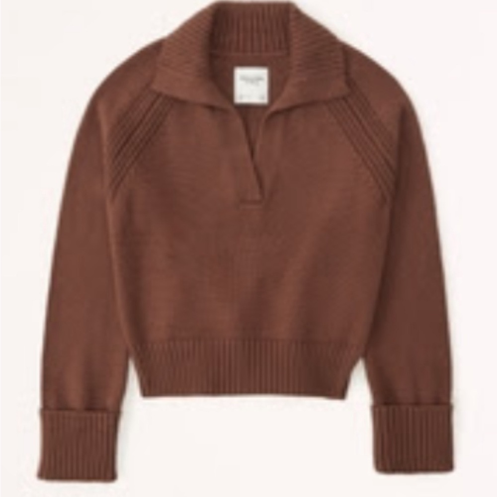 A&F Notch-neck sweater, size medium.